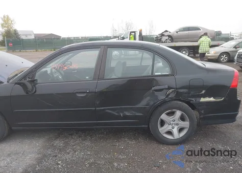 2004 Honda Civic Ex из США, поврежденный, VIN 2HGES26704H527197